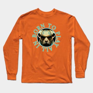 Poker Gambling Gift All In Dog Casino Long Sleeve T-Shirt